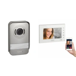 Portier visiophone Easy Kit connecté avec écran 7pouces blanc - LEGRAND
