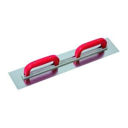 Platoir à lisser inox 60x11.5cm avec deux poignées - TALIAPLAST