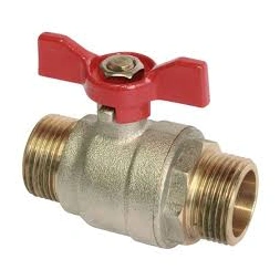 Vanne à sphère mâle mâle 12/17 - SOMATHERM