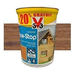 Lasure AquaStop chêne foncé 5L + 20% - V33