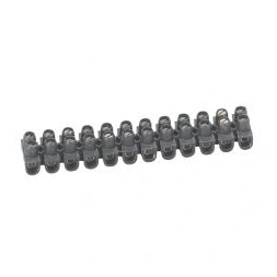 Barrette domino noire Nylbloc 12 plots 06 mm² - ZENITECH