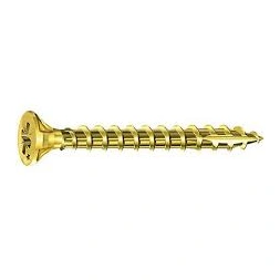 Vis tête fraisée pozi acier bichromaté 4.5 x 50mm 15 pièces - ROCKET