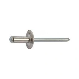 Rivet aluminium/acier tête large 4 x 18mm - 60 pièces - RIFIX