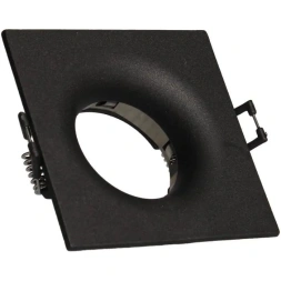 Spot encastré Cobalt carré 35W GU10 noir - ARLUX