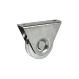 Roue avec support 80mm gorge en V - IBFM