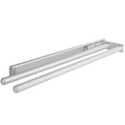 Porte-serviettes 2 bras aluminium