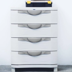 Commode 4 tiroirs Space Saver 100 x 70 x 45cm - PLASTIKEN