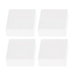 Fixation pour miroir carrée blanche - MP GLASS