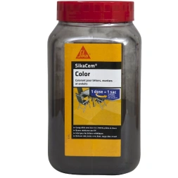 Colorant en poudre Sikacem noir 700gr - SIKA