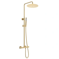 Colonne de douche thermostatique or brossé Drakar - OTTOFOND