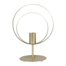 Lampe Saturne en métal dorée diam 25.50 cm