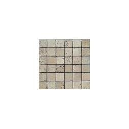 Mosaique Malla Travertino 4.8x4.8 cm  filet de 30x30 cm