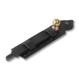 Verrou rustique en acier noir 200mm - IBFM