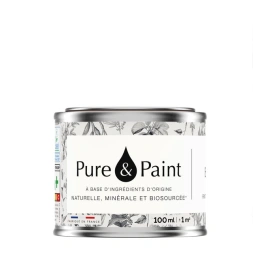 Peinture végétale velouté blanc 100ml