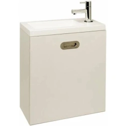 Meuble lave main 50 x 43cm blanc + vasque