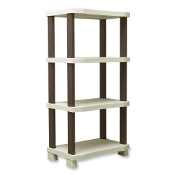 Étagère de rangement Space Saver 70cm 4 tablettes - PLASTIKEN