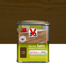 Vernis satiné chêne foncé 0.25 l - V33
