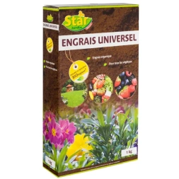 Engrais universel en granulés 1kg - STAR JARDIN