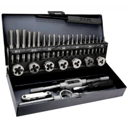 Filière et taraud M3-M12 coffret de 32 pièces - TOPEX