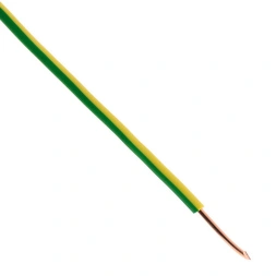 Câble HO7V-U 1,5mm² vert/jaune Longueur 10m - INOTECH