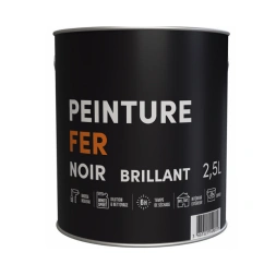 Peinture extérieure antirouille spéciale fer noir brillant 2.5L