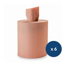 Essuie main bobine de 6 pièces rose