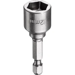 Clé 12mm hexagonale avec tige 6.3mm - KWB