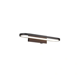Applique Gianni noir mat métal LED 17W - TRIO LIGHTING