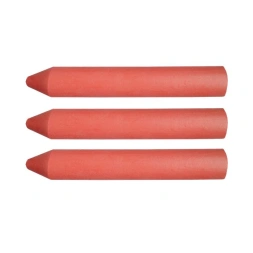 Craie rouge de marquage 13 x 85mm - 3 pièces - TOPEX