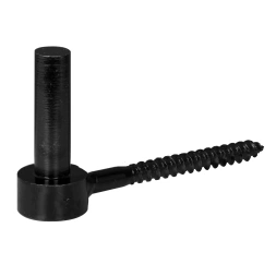 Gond à visser 14 x 90mm acier noir - CQFD