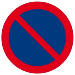 Panneau de signalisation stationnement interdit 300mm - TALIAPLAST