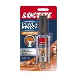Colle Epoxy express 1min invisible 11ml - LOCTITE