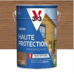 Lasure haute protection chêne moyen satiné 5 L - V33