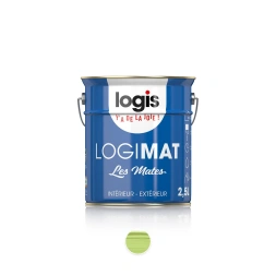 Peinture acrylique LOGIMAT rouge vif 2.5L - LOGIS
