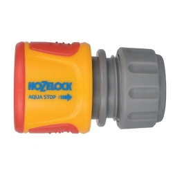 Raccord aqua stop 15mm soft grip vrac - HOZELOCK