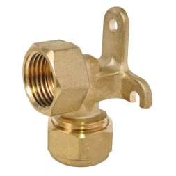 Raccord à compression coude applique 15/21 - PER Ø12 - SOMATHERM