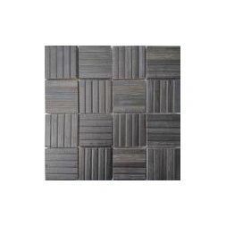 Mosaique Malla Landes Black sur filet 30 x 30