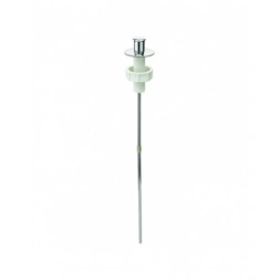 Tirette verticale avec rosace et bouton 330 mm chromé - VALENTIN