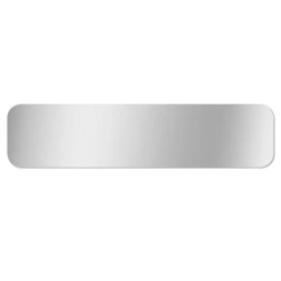 Miroir bord poli coin arrondi 125 x 30cm - MP GLASS