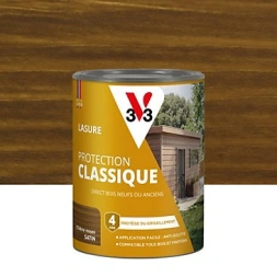 Lasure de protection classique 4 ans chêne moyen 0,75 L - V33