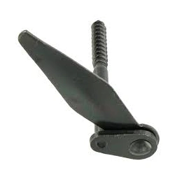 Arrêt de volet marseillais à visser longueur 180mm noir