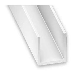 U blanc 10.5x11.5x10.5x1mm int.9.5mm L.1m -CQFD