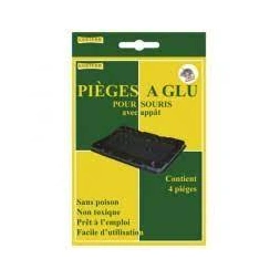 Pièges à glue pour souris 4 pièces - MASY