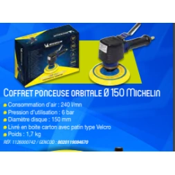 Ponceuse orbitale disque Ø 150 mm pour compresseur - MICHELIN