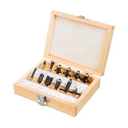 Fraise 6mm pour défonceuse - 12 pièces - VERTO