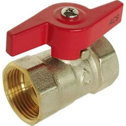 Vanne à sphère femelle femelle manette papillon 12 x 17mm - CENI