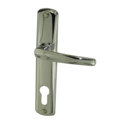 Poignée de porte BLOIS Zamak acier chromé cylindre 165mm - DT2000