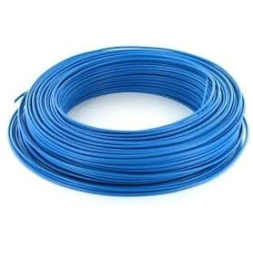 Fil d'alimentation électrique HO7VU 2.5mm bleu L. 100m