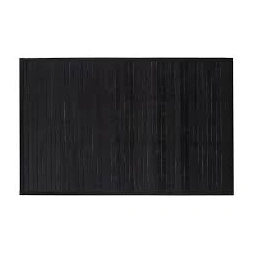Tapis bambou latte  noir 50 x 80cm - 5 FIVE