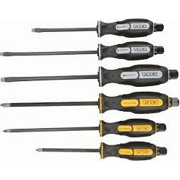 Tournevis à frapper - 6 pièces - TOPEX